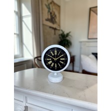 Alpotekno Regal White 25 x 20 cm Metal Masa Saati