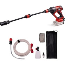 Einhell Akülü Basınçlı Yıkama Tabancası Hypresso 18/24-1 Li-Solo Power X-Change (18 V, 24 Bar, Temizlik ve Sulama Için, 240 L/saat, Aksesuarlar Dahil)