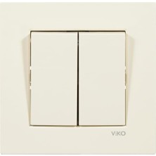 Viko Karre Krem Komütatör A.opp