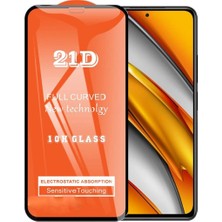 Bukrem Store Poco F3 Ekran Koruyucu 21D Kırılmaz Cam