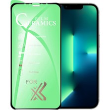 Bukrem Store Apple Uyumlu   iPhone 13 Pro Ekran Koruyucu 9d Seramik Nano Kırılmaz Cam