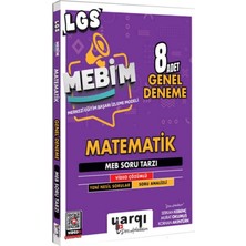 Yargı Yayınevi 8. Sınıf Lgs Mebim Matematik 8 Adet Genel Deneme