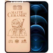 Bukrem Store Apple Uyumlu   iPhone 12 Pro Max Ekran Koruyucu 9d Mat Seramik Nano Tam Kaplayan