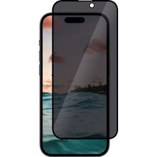 Bukrem Store Apple Uyumlu   iPhone 16 Görünmez Hayalet Tam Kaplayan Ekran Koruyucu Cam