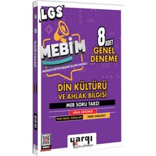 Yargı Yayınevi 8. Sınıf Lgs Mebim Din Kültürü ve Ahlak Bilgisi 8 Adet Genel Deneme