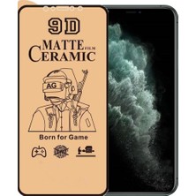 Bukrem Store Apple Uyumlu   iPhone 11 Pro Max Ekran Koruyucu 9d Mat Seramik Nano Tam Kaplayan