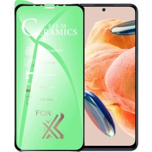Bukrem Store Xiaomi Redmi Note 12 Pro Ekran Koruyucu 9d Seramik Nano Tam Kaplayan Kavisli