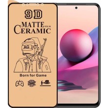 Bukrem Store Xiaomi Redmi Note 10S Ekran Koruyucu 9d Mat Seramik Nano Kırılmaz Cam
