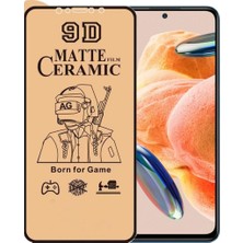 Bukrem Store Xiaomi Redmi Note 12 Pro Ekran Koruyucu 9d Mat Seramik Nano Kırılmaz Cam