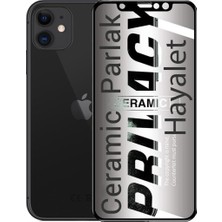 Bukrem Store Apple Uyumlu   iPhone 11 Hayalet Ekran Koruyucu Parlak Seramik