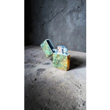 Precious El Yapımı Stabilize Ambonya Ağacı Benzinli Çakmak - Ömür Boyu Garantili