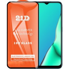 Bukrem Store Oppo A9 2020 Ekran Koruyucu Tam Kaplayan Kavisli