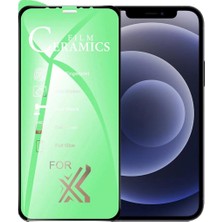 Bukrem Store Apple Uyumlu   iPhone 12 Mini Ekran Koruyucu 9d Seramik Nano Tam Kaplayan Kavis