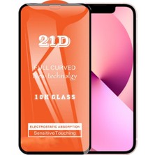 Bukrem Store Apple Uyumlu   iPhone 13 Mini Ekran Koruyucu 21D Kırılmaz Cam