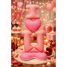 Eng Parti Dünyası 118 cm I Love You Temalı Romantik Dekoratif Şişme Balon – 50 cm Genişlik ENG-1046