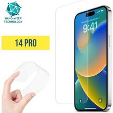 Bukrem Store Apple Uyumlu iPhone 14 Pro Ekran Koruyucu Nano Cam Şeffaf Ekran Koruyucu