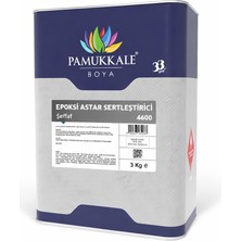 Pamukkale 4600 Solventli Epoksi Astar Yedek Sertleştiricisi 3 kg Şeffaf
