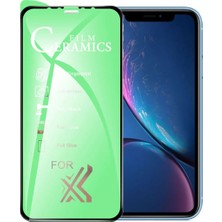 Bukrem Store Apple Uyumlu Iphone Xr Ekran Koruyucu 9d Seramik Nano Tam Kaplayan Kavisli