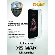 Bukrem Store Apple Uyumlu   iPhone Xs Max Şeffaf Kırılmaz Ekran Koruyucu Ultra Ince, Anti Çizik & Dayanıklı Korumalı
