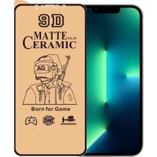 Bukrem Store Apple Uyumlu   iPhone 13 Pro Ekran Koruyucu 9d Mat Seramik Nano Tam Kaplayan