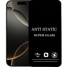 Bukrem Store Apple Uyumlu   iPhone 16 Pro Anti Statik Ekran Koruyucu Toz Tutmayan Kırılmaz Cam