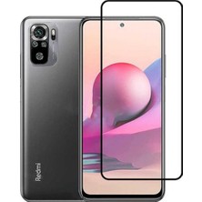 Bukrem Store Xiaomi Redmi Note 10S Ekran Koruyucu 9d Tam Kaplayan Kavisli