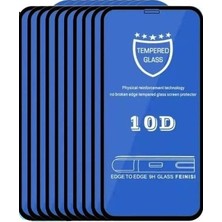 Bukrem Store 10 Adet Apple Uyumlu iPhone 11 Ekranı Tam Kaplayan Koruyucu Cam