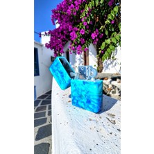 Precious El Yapımı Epoksi Benzinli Çakmak - Özel Tasarım & Koleksiyonluk