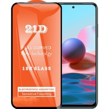 Bukrem Store Xiaomi Redmi Note 10 Ekran Koruyucu Tam Kaplayan Kavisli