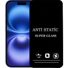 Bukrem Store Apple Uyumlu   iPhone 16 Plus Anti Statik Ekran Koruyucu Toz Tutmayan Kırılmaz Cam