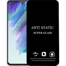 Bukrem Store Samsung Galaxy Uyumlu S21 Fe Anti Statik Ekran Koruyucu Toz Tutmayan Kırılmaz Cam