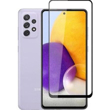 Bukrem Store Samsung Galaxy Uyumlu A72 Ekran Koruyucu 9d Tam Kaplayan Kırılmaz Cam Kavisli