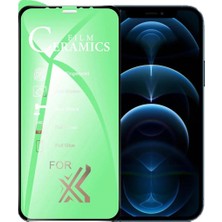 Bukrem Store Apple Uyumlu   iPhone 12 Pro Max Ekran Koruyucu 9d Seramik Nano Tam Kaplayan