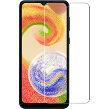 Bukrem Store Samsung Galaxy A04 Uyumlu Kırılmaz Temperli Ekran Koruyucu Cam