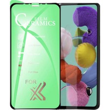 Bukrem Store Samsung Uyumlu A71 Ekran Koruyucu 9d Seramik Nano Tam Kaplayan Kırılmaz Cam Kavisli