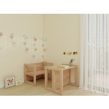 FASTWOOD Dönüştürülebilir Ahşap Masa/sandalye