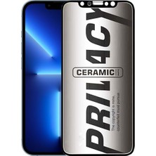 Bukrem Store Apple Uyumlu   iPhone 13 Pro Max Hayalet Ekran Koruyucu Mat Seramik Hayalet