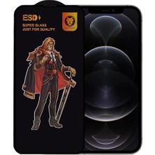 Bukrem Store Apple Uyumlu   iPhone 12 Pro Anti Statik Ekran Koruyucu Toz Tutmayan Kırılmaz Cam