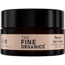 Delixa Fıne Organıcs Papaya Özlü Kırışıklık Torbalanma Karşıtı Göz Çevresi Bakım Kremi, 20ML