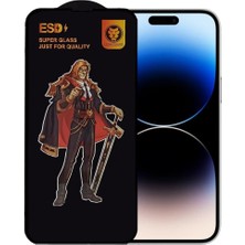 Bukrem Store Apple Uyumlu   iPhone 14 Pro Anti Statik Ekran Koruyucu Toz Tutmayan Kırılmaz Cam