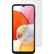 Bukrem Store Samsung Galaxy A14 Uyumlu Kırılmaz Temperli Ekran Koruyucu Cam