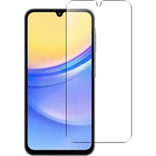 Bukrem Store Samsung Galaxy A15 Uyumlu Kırılmaz Temperli Ekran Koruyucu Cam