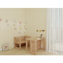 FASTWOOD Dönüştürülebilir Ahşap Masa/sandalye