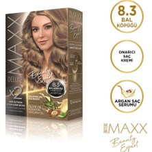 MAXX DELUXE BEAUTY EXPERT 8.3 Bal Köpüğü Krem Saç Boyası Onarıcı Etki ve Zeytinyağı İçerikli