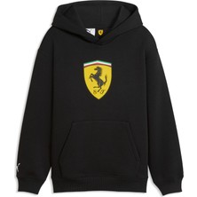Puma Scuderıa Ferrarı Color Shıeld Genç Kapüşonlu Sweatshırt