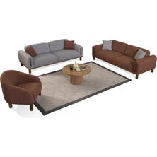 Polka Sofa Polka Koltuk Takımı 3+3+1