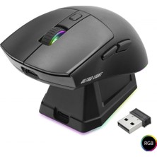 Pileli Store Pilelistore Kablosuz Gaming Rgb Mouse Şarj Standlı - Siyah MF1215B