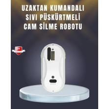 Asiltech 2800 Pa Güçlü Emişli Akıllı Cam Temizleyici Robot