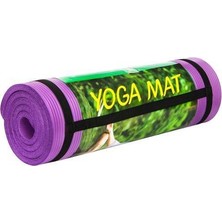 Cosfer 15 Mm Mor Silikon Yumuşak Yoga&Pilates Matı 180x60 cm Kaymaz Yüzey ile Ergonomik Tasarım