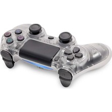 Pileli Store Pilelistore Ps4 Gamepad Transparent Beyaz HD323R